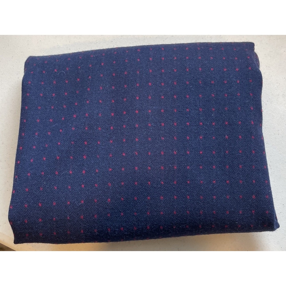 Vintage Pendleton Wool Aline Skirt Size 14 Pockets Blue W/red Dots 70's/80's USA - Picture 14 of 14